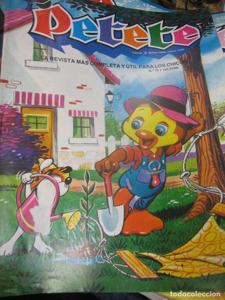Coleccionismo de revistas y peri&oacute;dicos: REVISTA PETETE N&deg; 72