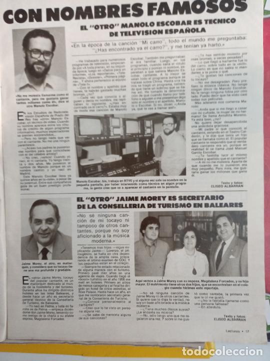 Collezionismo di Riviste e Giornali: manolo escobar jaime morey