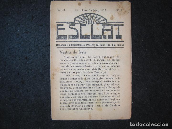 Collection Magazines and Newspapers: BARCELONA-ESCLAT-NUMERO 1-15 MAR&Ccedil; 1913-VER FOTOS-(K-5170)