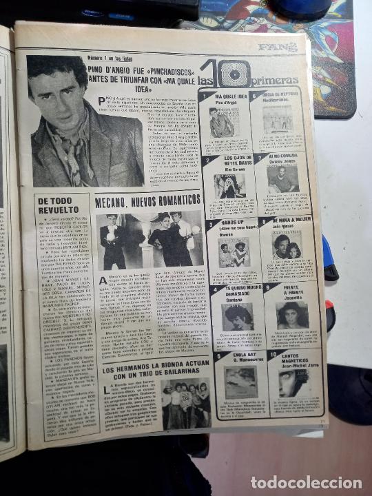 Coleccionismo de Revistas y Peri&oacute;dicos: PINO D'ANGIO ESCALA DE EXITOS la bionda mecano