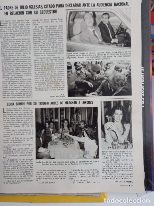 Coleccionismo de Revistas y Peri&oacute;dicos: LUCIA EUROVISION el padre de julio iglesias