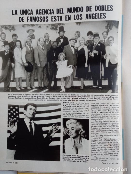 Coleccionismo de Revistas y Peri&oacute;dicos: LA AGENCIA DE DOBLES DE MARILYN MONROE RONALD REAGAN WOODY ALLEN ELIZABETH TAYLOR