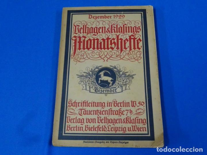 Coleccionismo de Revistas y Peri&oacute;dicos: REVISTA ALEMANA DE ARTE. 1929. MONATSHEFTE DELHAGEN KLOFINAS.