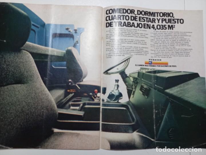 Coleccionismo de revistas y peri&oacute;dicos: PUBLICIDAD. ANUNCIO DE CAMIONES PEGASO. DOS PAGINAS. RECORTE TRIUNFO DICIEMBRE 1979