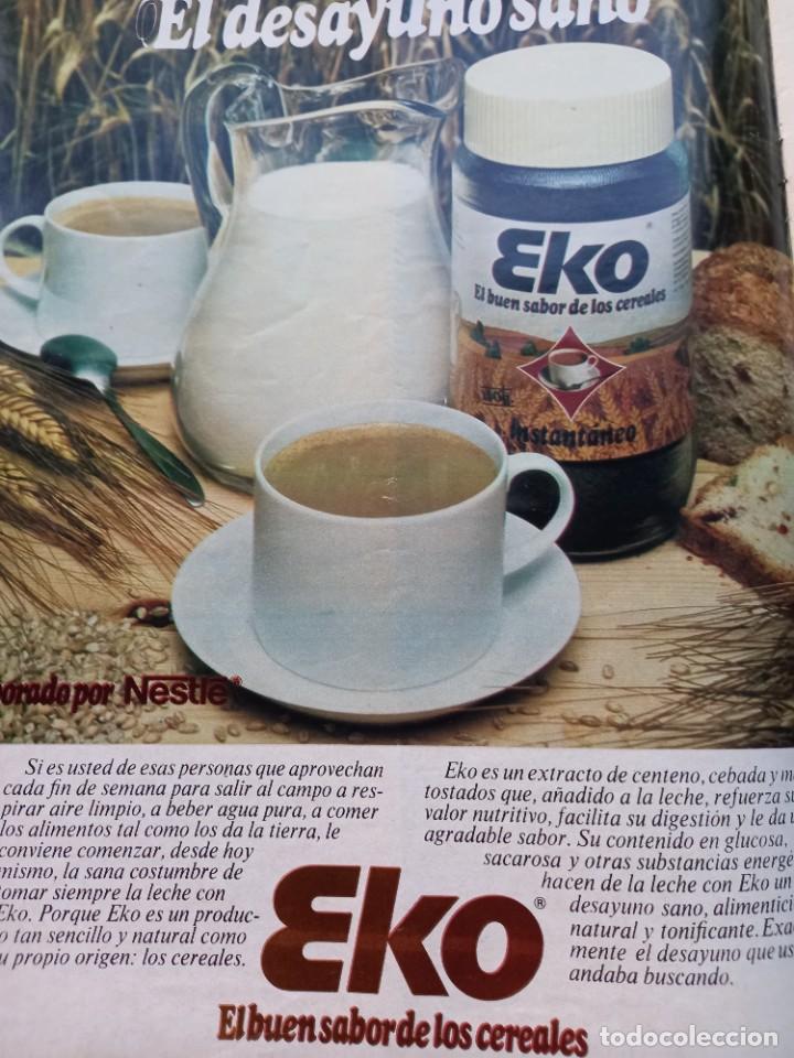 Coleccionismo de Revistas y Peri&oacute;dicos: PUNLICIDAD. ANUNCIO DE EKO DE NESTLE, EL SABOR DE LOS CERALES. RECORTE TRIUNFO OCTUBRE 1979