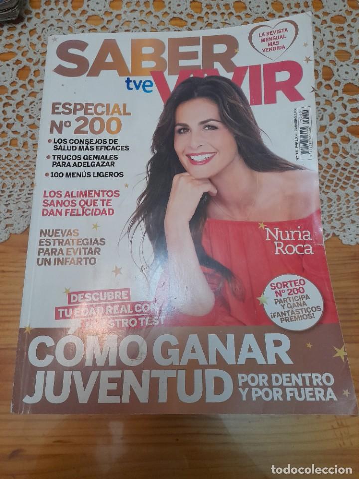 Coleccionismo de revistas y peri&oacute;dicos: Revista saber vivir N&deg; 200 Nuria Roca