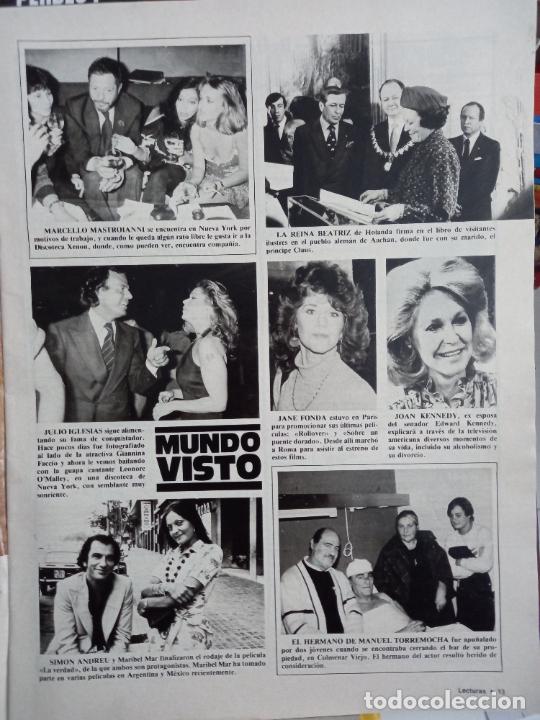 Coleccionismo de Revistas y Peri&oacute;dicos: marcello mastroianni jane fonda julio iglesias simon andreu manuel torremocha joan kennedy beatriz d