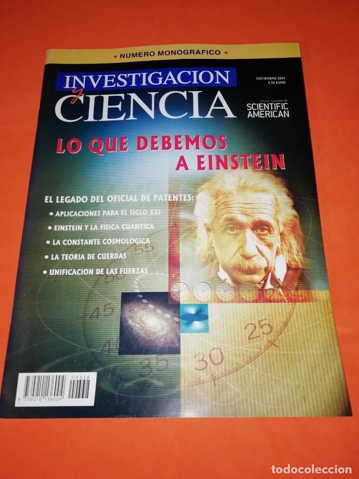 Coleccionismo de Revistas y Peri&oacute;dicos: INVESTIGACION Y CIENCIA. NOVIEMBRE 2004. PRENSA CIENTIFICA