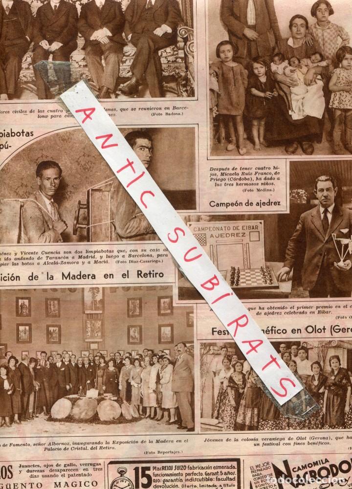 Collezionismo di Riviste e Giornali: REVISTA 1931 ARGENTONA COLONIA LEONESA LEON DE MADRID LIMPIABOTAS PRIEGO AJEDREZ EN EIBAR OLOT