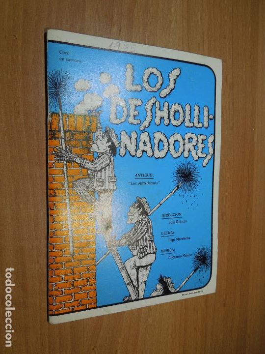 Coleccionismo de Revistas y Peri&oacute;dicos: LIBRETO LOS DESHOLLINADORES - CARNAVAL CADIZ 1985 CORRO EN CARROZA - ANTIGUO LOS VENTRILOCUOS