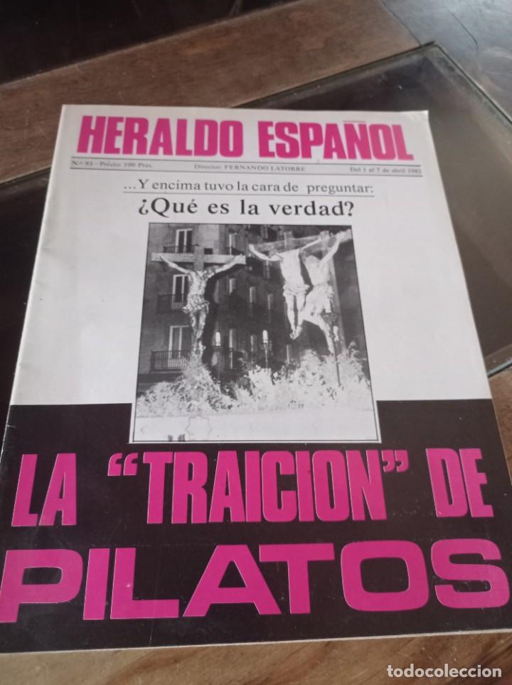 Collection Magazines and Newspapers: REVISTA HERALDO ESPA&Ntilde;OL N&ordm; 93 1 DE ABRIL 1982 -- LA TRAICION DE PILATOS REF. UR MES