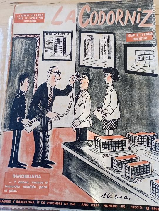 Coleccionismo de Revistas y Peri&oacute;dicos: La Codorniz num 1152- 15 DICIEMBRE 1963 a&ntilde;o XXIII