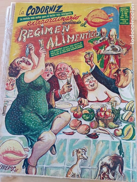 Coleccionismo de Revistas y Peri&oacute;dicos: La Codorniz num 1216- 7 MARZO -1965 a&ntilde;o XXIV