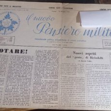 Coleccionismo de Revistas y Periódicos: PERIODICO ITALIANO IL NUOVO PENSIERO MILITARE AÑO XIII Nº 9 .15 MAYO 1970 REF. UR GAR. Lote 308405923