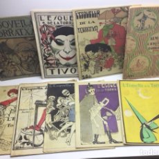 Coleccionismo de Revistas y Periódicos: LOTE DE 9 REVISTAS DE L,ESQUELLA DE LA TORRATXA - ALMANAC 1916. Lote 308076743