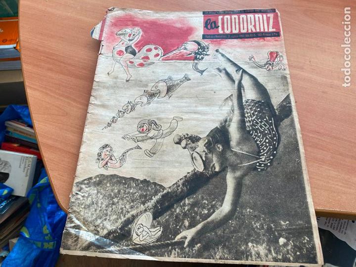 Coleccionismo de Revistas y Peri&oacute;dicos: LA CODORNIZ N&ordm; 563 PORTADA HERREROS. 31 AGOSTO 1952 (COD2)