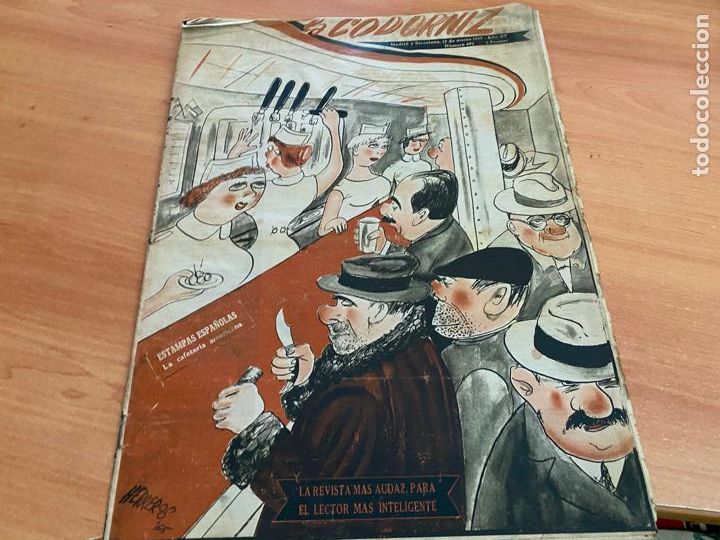 Coleccionismo de Revistas y Peri&oacute;dicos: LA CODORNIZ N&ordm; 695 PORTADA HERREROS. 13 MARZO 1955 (COD2)