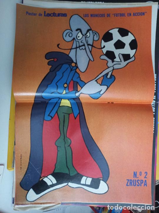 Coleccionismo de Revistas y Peri&oacute;dicos: POSTER FUTBOL EN ACCION NARANJITO ZRUSPA LECTURAS N 2