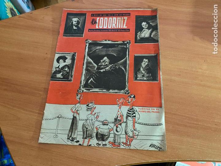 Coleccionismo de Revistas y Peri&oacute;dicos: LA CODORNIZ N&ordm; 527 PORTADA HERREROS. 16 DICIEMBRE 1951 (COD2)