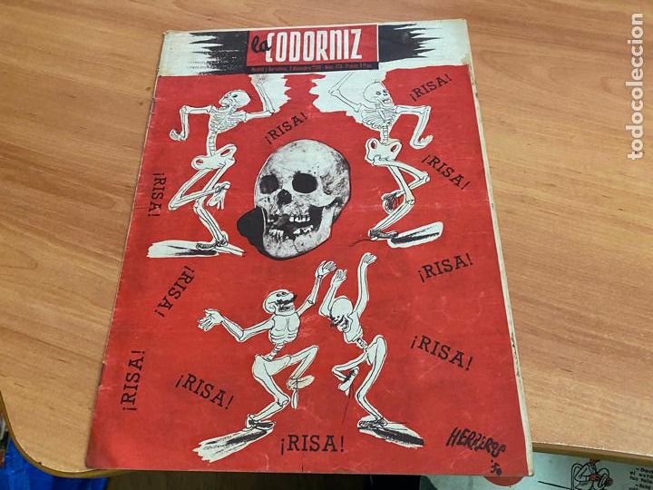 Coleccionismo de Revistas y Peri&oacute;dicos: LA CODORNIZ N&ordm; 473 PORTADA HERREROS. 3 DICIEMBRE 1950 (COD2)