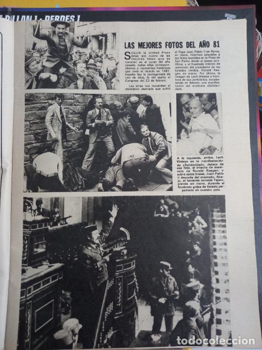Coleccionismo de revistas y peri&oacute;dicos: LAS MEJORES FOTOS DE 1981 TEJERO GOLPE DE ESTADO ATENTADO AL PAPA JUAN PABLO II WALESA
