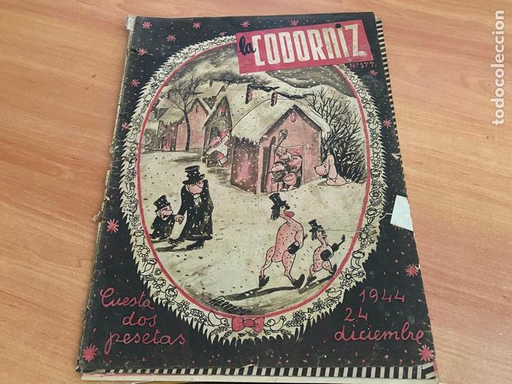 Coleccionismo de Revistas y Peri&oacute;dicos: LA CODORNIZ N&ordm; 177 PORTADA HERREROS. 24 DICIEMBRE 1944 (COD2)