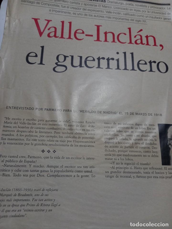 Coleccionismo de Revistas y Peri&oacute;dicos: ENTREVISTA A VALLE INCLAN, EL GUERRILLERO, PUBLICADA EN 1918 Y REPRODUCIDA POR EL PAIS EN 1997