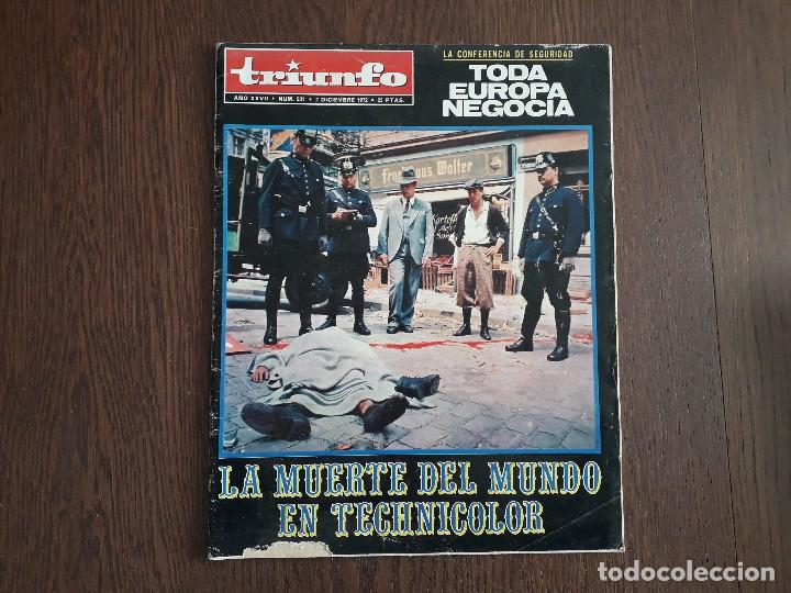 Coleccionismo de revistas y peri&oacute;dicos: revista triunfo n&ordm; 531, a&ntilde;o 1972