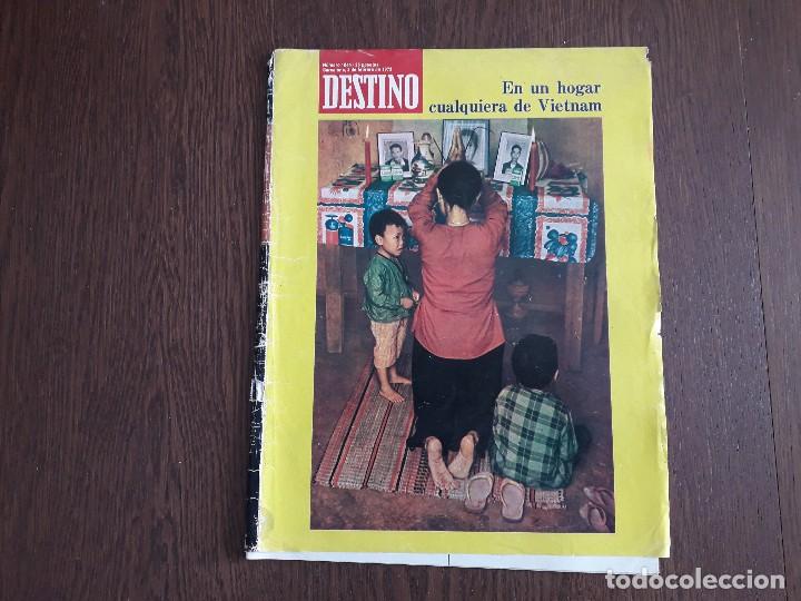 Coleccionismo de revistas y peri&oacute;dicos: revista destino n&ordm; 1844, 3 febrero 1973, en un hogar cualquiera de Vietnam.