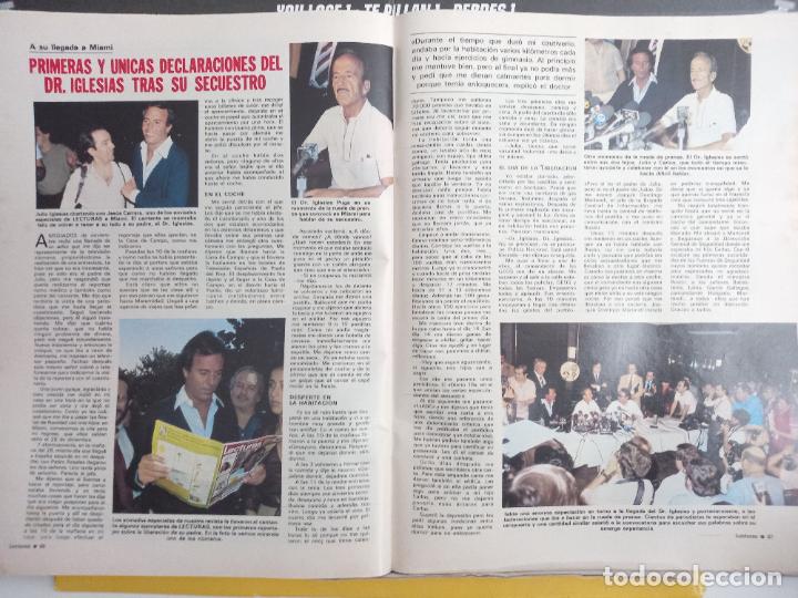 Coleccionismo de Revistas y Peri&oacute;dicos: REENCUENTRO DE JULIO IGLESIAS Y SU PADRE TRAS EL SECUESTRO