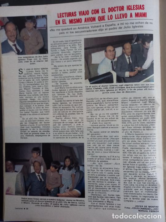 Coleccionismo de Revistas y Peri&oacute;dicos: REENCUENTRO DE JULIO IGLESIAS Y SU PADRE TRAS EL SECUESTRO