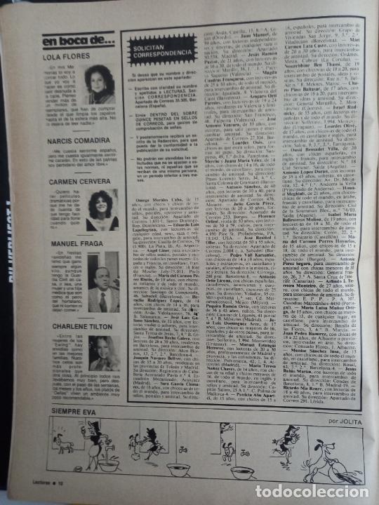 Coleccionismo de revistas y peri&oacute;dicos: TITA CERVERA CARMEN THYSSEN MISS ESPA&Ntilde;A lola flores charlene tilton manuel fraga