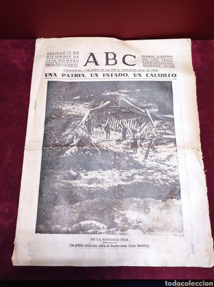 Coleccionismo de Revistas y Peri&oacute;dicos: ABC SEVILLA 17-12 -1936