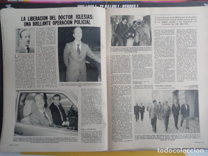 Coleccionismo de Revistas y Peri&oacute;dicos: LA LIBERACION DEL PADRE DE JULIO IGLESIAS EL DOCTOR IGLESIAS PUGA