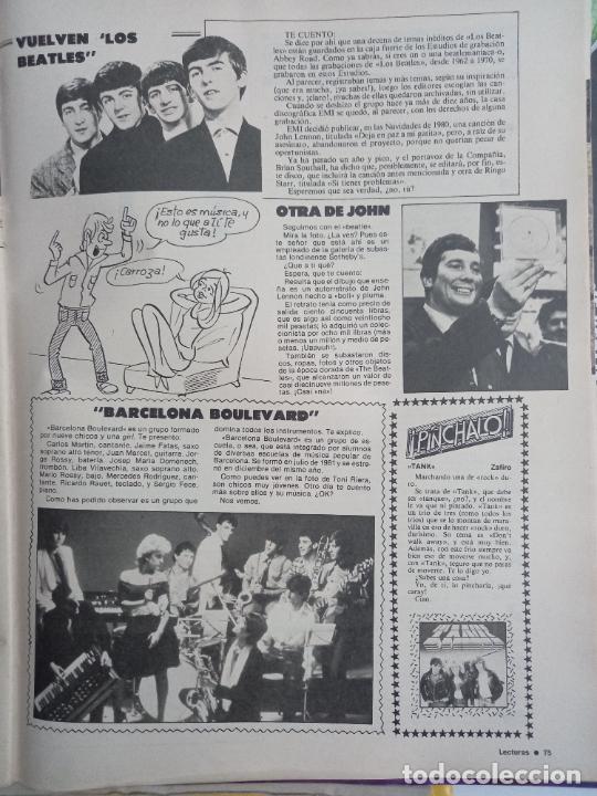 Coleccionismo de revistas y peri&oacute;dicos: BARCELONA BOULEVARD LOS BEATLES THE TANK