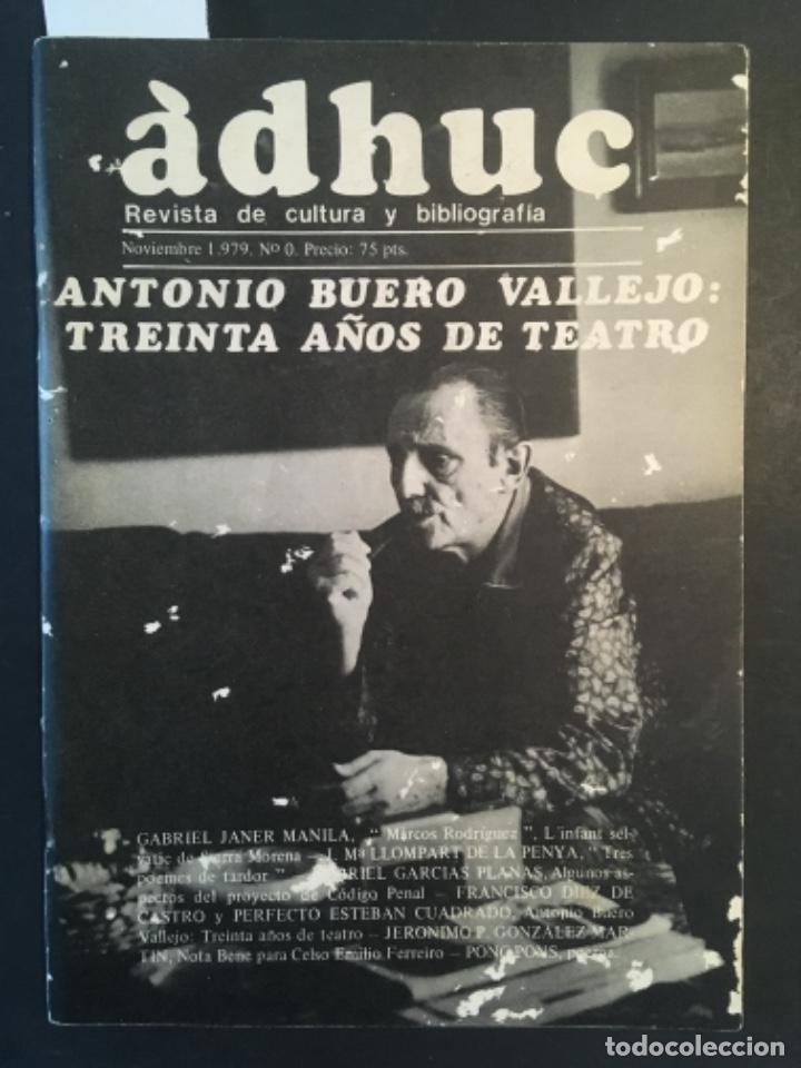 Collection Magazines and Newspapers: ADHUC, MALLORCA, REVISTA DE CULTURA Y BIBLIOGRAFIA NUMERO 0, 1979, ANTONIO BUERO VALLEJO