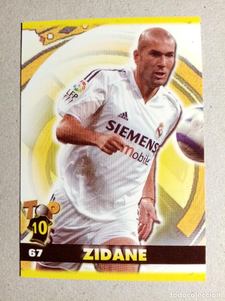 Coleccionismo de Revistas y Peri&oacute;dicos: N&ordm; 67 ZIDANE, REAL MADRID CF, TOP, MATE,TOP LIGA 2005, MUNDICROMO