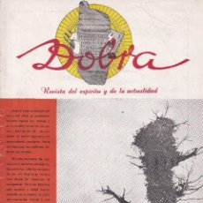Coleccionismo de Revistas y Periódicos: DOBRA Nº 22, REVISTA DEL ESPIRITU Y DE LA ACTUALIDAD, EDITADA EN TORRELAVEGA EN MARZO DE 1953.. Lote 308998643
