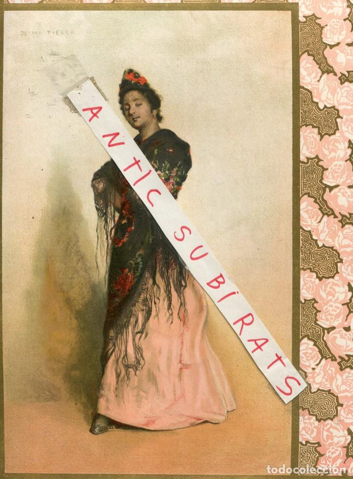 Coleccionismo de Revistas y Peri&oacute;dicos: REVISTA MODERNISTA A&Ntilde;O 1900 FIGURA FEMENINA SALVADOR VINIEGRA CADIZ GARCIA RAMOS FERNANDEZ ALVARADO