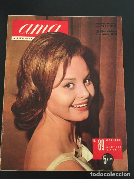Coleccionismo de Revistas y Peri&oacute;dicos: revista ama n&ordm; 89 rocio durcal cotubre 1963 perfecto estado como salida de imprenta