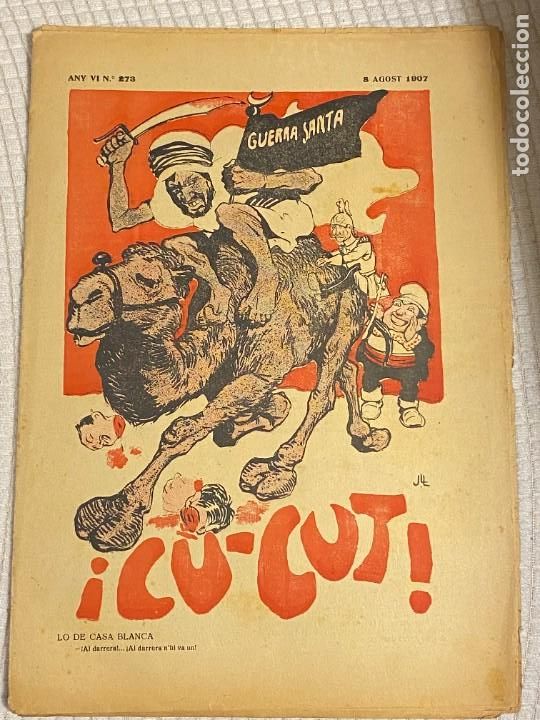 Coleccionismo de revistas y peri&oacute;dicos: CU-CUT ANY V N&ordm; 273 8 AGOST 1907