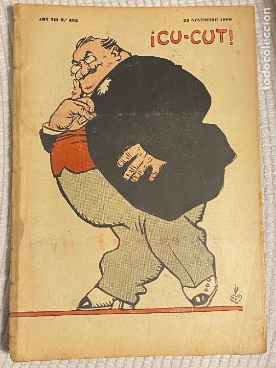 Collection Magazines and Newspapers: CU-CUT ANY VIII N&ordm; 392 25 NOVEMBRE 1909 FOTOS TEATRO ESPA&Ntilde;OL PARALELO