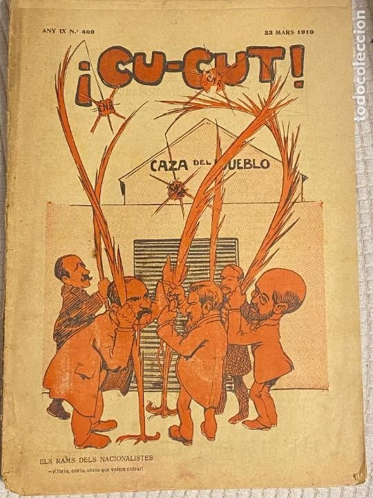Coleccionismo de revistas y peri&oacute;dicos: CU-CUT ANY IX N&ordm; 409 23 MARS 1910 L'AVIACIO A BARCELONA