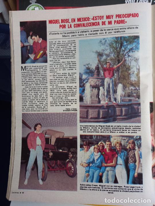 Coleccionismo de Revistas y Peri&oacute;dicos: miguel bose en mexico 82