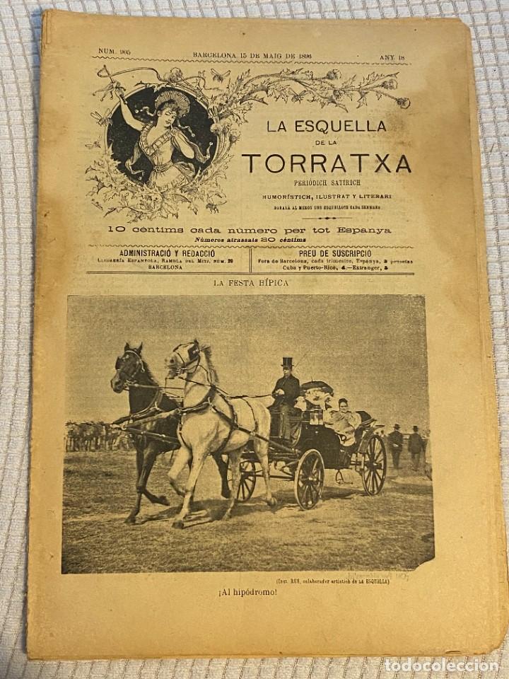 Collection Magazines and Newspapers: LA ESQUELLA DE LA TORRATXA NUM 905 MAIG 1896 DIBUIX A. AZPIAZU, E. MENENDEZ