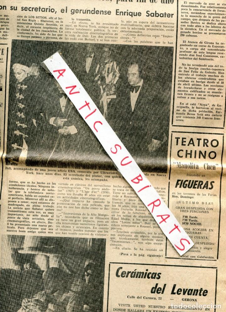 Collection Magazines and Newspapers: PERIODICO A&Ntilde; 1975 LA TERCERA PELICULA DE SALVADOR DALI IMPRESIONES DE LA ALTA MONGOLIA EN NUEVA YORK