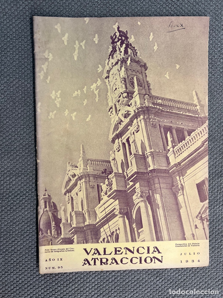 Coleccionismo de Revistas y Peri&oacute;dicos: VALENCIA ATRACCI&Oacute;N No.95, Junio de 1934, Benicarl&oacute;, San Miguel de los Reyes, &hellip;.