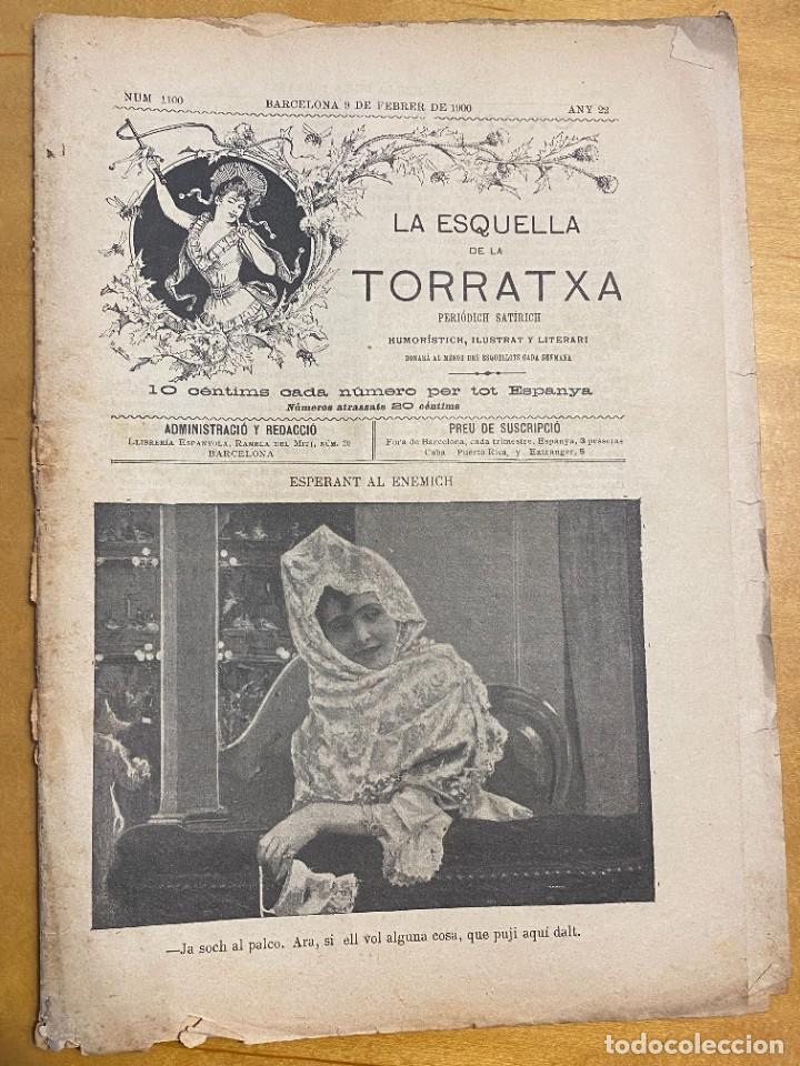 Collection Magazines and Newspapers: LA ESQUELLA DE LA TORRATXA NUM 1100 FEBRER 1900