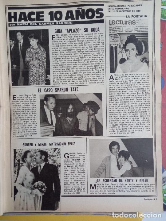 Coleccionismo de Revistas y Peri&oacute;dicos: SANTY GELU GUNTER MIRJA SACHS CHARLES MANSON ELIZABETH TAYLOR GINA LOLLOBRIGIDA