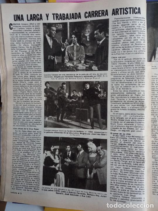 Coleccionismo de Revistas y Peri&oacute;dicos: CONCHA VELASCO BARBARA REY EVA LEON GEORGE RIGAUD ANTONIO CASAL